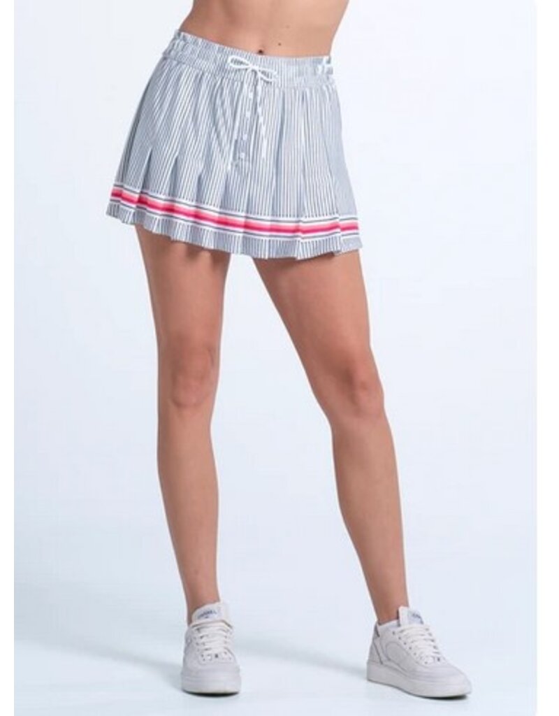 Lucky In Love Lucky in Love High Waisted Glow Stripe Skirt Multi