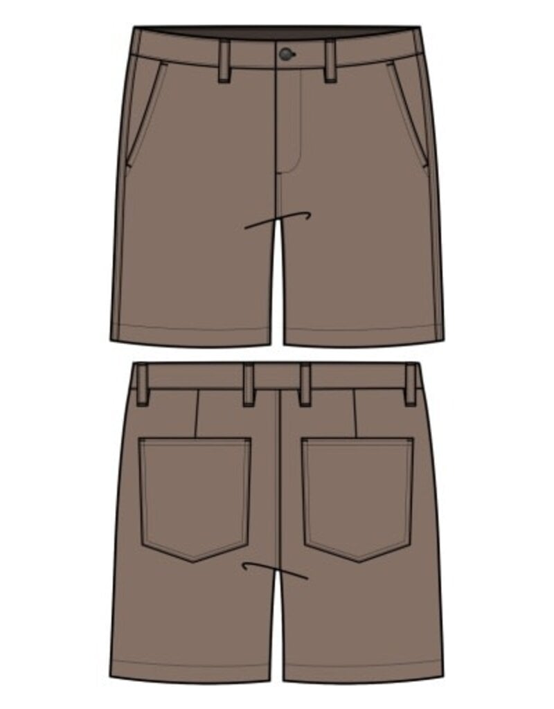 Liverpool Los Angeles Liverpool Men's 8" Short Pine Bark