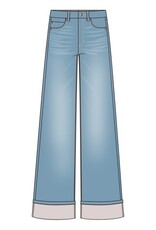 Liverpool Los Angeles  Liverpool Morgan High Rise Cuffed Wide Leg 30" ins