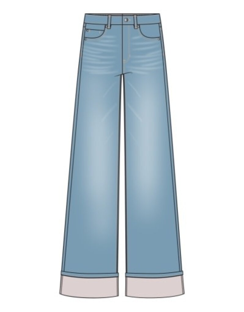 Liverpool Los Angeles  Liverpool Morgan High Rise Cuffed Wide Leg 30" ins