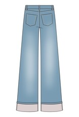 Liverpool Los Angeles  Liverpool Morgan High Rise Cuffed Wide Leg 30" ins