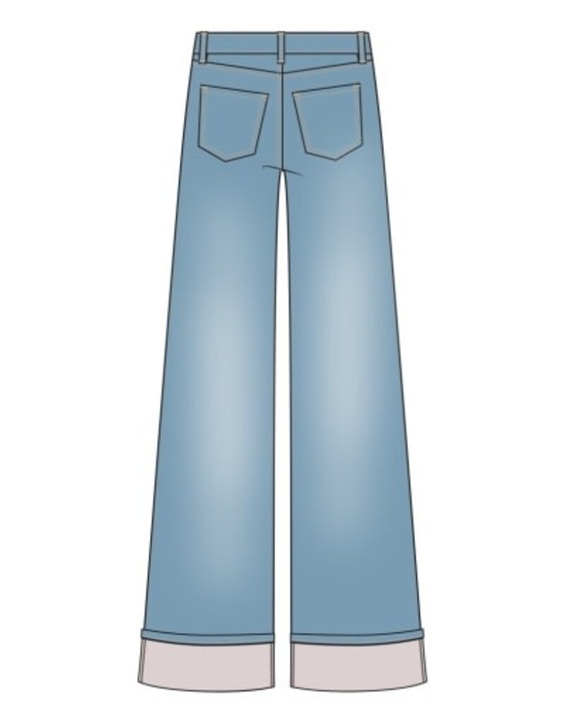 Liverpool Los Angeles  Liverpool Morgan High Rise Cuffed Wide Leg 30" ins