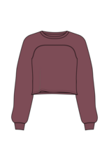 Thirty Three Threads Tavi Long Sleeve Raglan Deep Ember