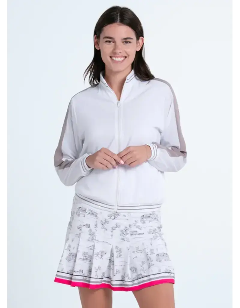 Lucky In Love Lucky in Love Heritage Jacket White Taupe