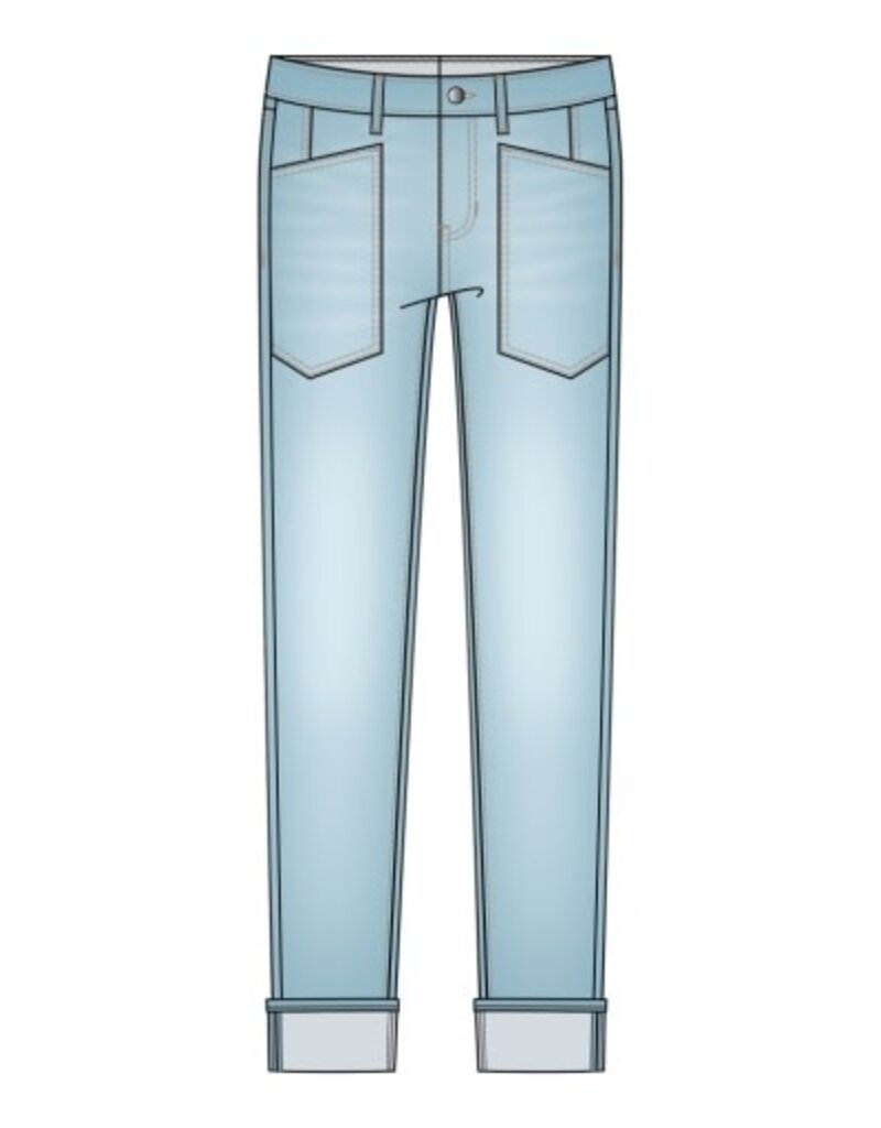 Liverpool Los Angeles Liverpool Marley Cropped Girlfriend Cuffed Jean