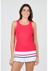 Sofibella Sofibella Style Icons Racerback Tank Berry Red