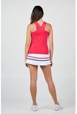 Sofibella Sofibella Style Icons Racerback Tank Berry Red