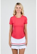 Sofibella Sofibella Style Icons Short Sleeve Berry Red