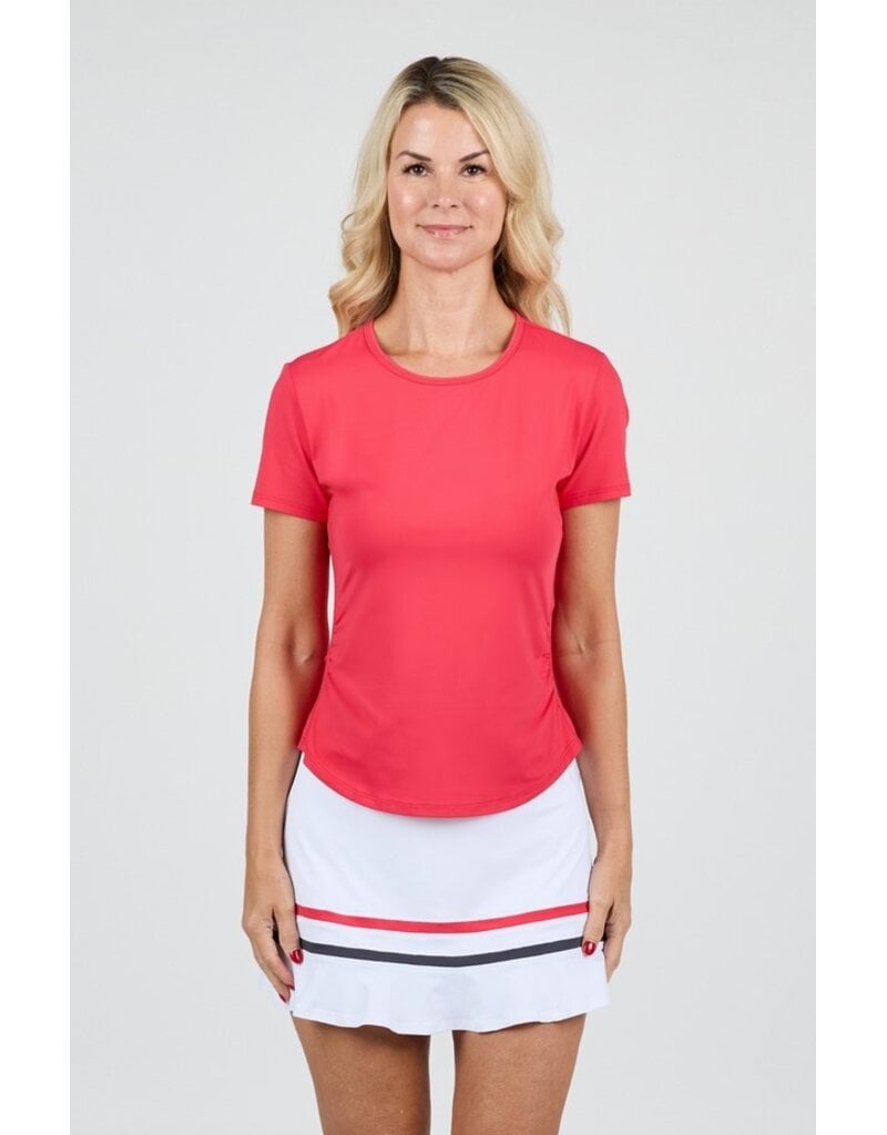 Sofibella Sofibella Style Icons Short Sleeve Berry Red