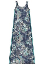 Liverpool Los Angeles Liverpool Sleeveless Woven Maxi Dress with Self Belt