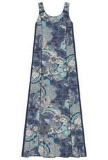 Liverpool Los Angeles Liverpool Sleeveless Woven Maxi Dress with Self Belt