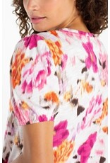 Liverpool Los Angeles Liverpool Puff Sleeve Scoop Neck Knit Top