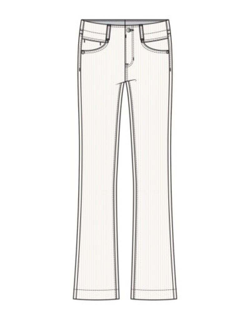 Liverpool Los Angeles Liverpool Gia Glider Crop Flare w/ wide hem 27in inseam