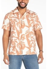 Liverpool Los Angeles Liverpool Short Sleeve Button Up Camp Shirt Clay Multi