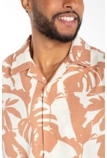 Liverpool Los Angeles Liverpool Short Sleeve Button Up Camp Shirt Clay Multi