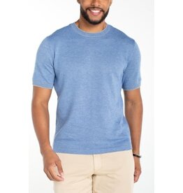 Liverpool Los Angeles Liverpool Short Sleeve Crewneck Sweater Tee Blue