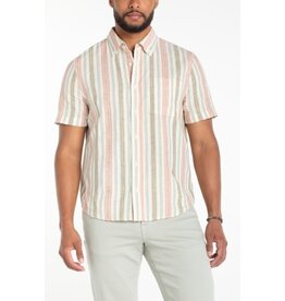 Liverpool Los Angeles Liverpool Short Sleeve Button Up Shirt Clay Sage Multi