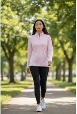 LOHLA Sport Lohla The Tasha Striped Long Sleeve Top Flamingo