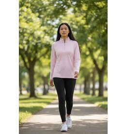 LOHLA Sport Lohla The Tasha Striped Long Sleeve Top Flamingo