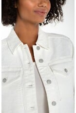 Liverpool Los Angeles Liverpool Cropped Jacket with Bracelet Length Cuffed Sleeves