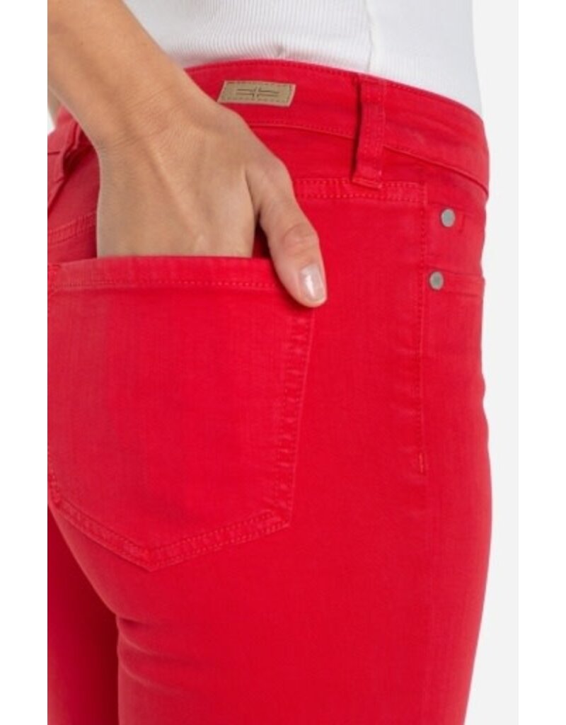 Liverpool Los Angeles Liverpool Hannah Cropped FLare with Slit Hem