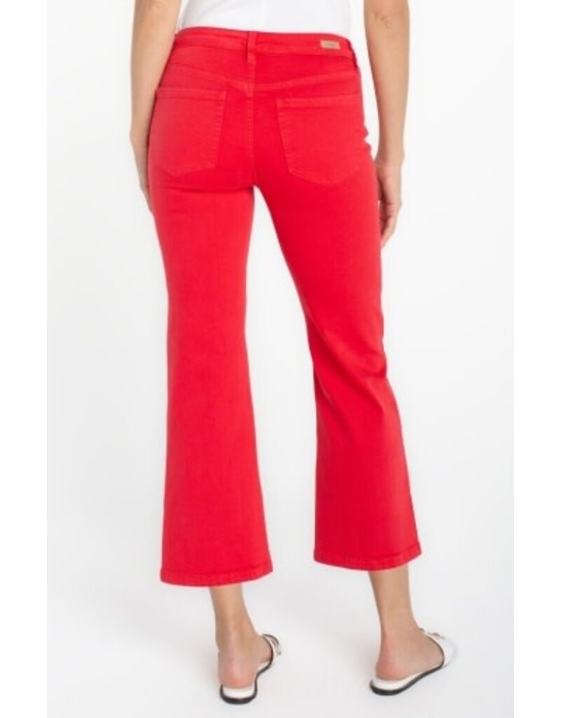 Liverpool Los Angeles Liverpool Hannah Cropped FLare with Slit Hem
