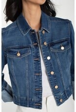 Liverpool Los Angeles Liverpool Bracelet Length High Cuff Trucker Jacket