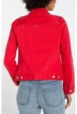 Liverpool Los Angeles Liverpool Classic Jean Jacket Cherry Rose