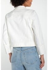 Liverpool Los Angeles Liverpool Cropped Jacket with Bracelet Length Cuffed Sleeves