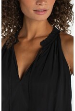 Liverpool Los Angeles Liverpool Sleeveless Woven Top with  Ruffles