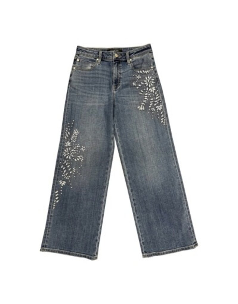 Liverpool Los Angeles Liverpool Stride Wide Leg Crystal Fireworks