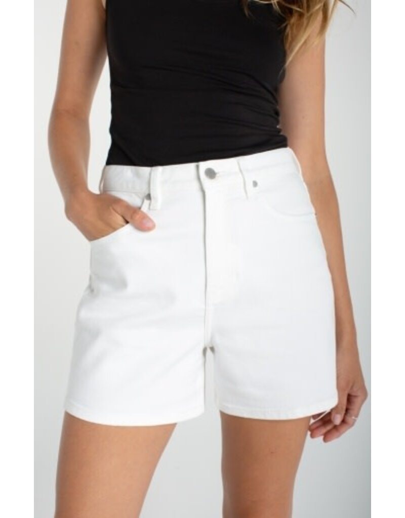 Liverpool Los Angeles Liverpool High Rise Heritage Short Bright White