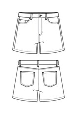 Liverpool Los Angeles Liverpool High Rise Heritage Short Bright White