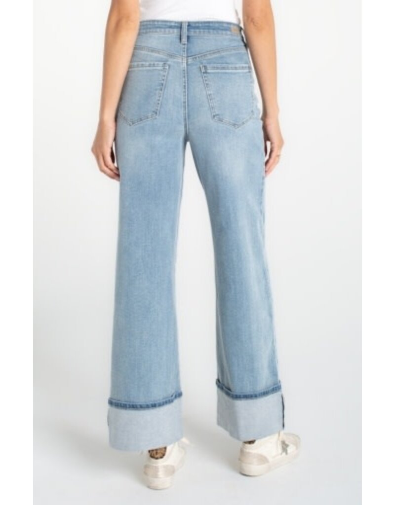 Liverpool Los Angeles  Liverpool Morgan High Rise Cuffed Wide Leg 30" ins