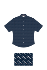 7 Diamonds 7Diamonds Marine Short Sleeve Shirt Navy