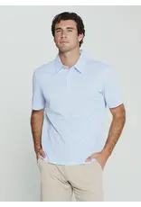 7 Diamonds 7Diamonds Aires Short Sleeve Polo Light Blue