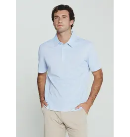 7 Diamonds 7Diamonds Aires Short Sleeve Polo Light Blue
