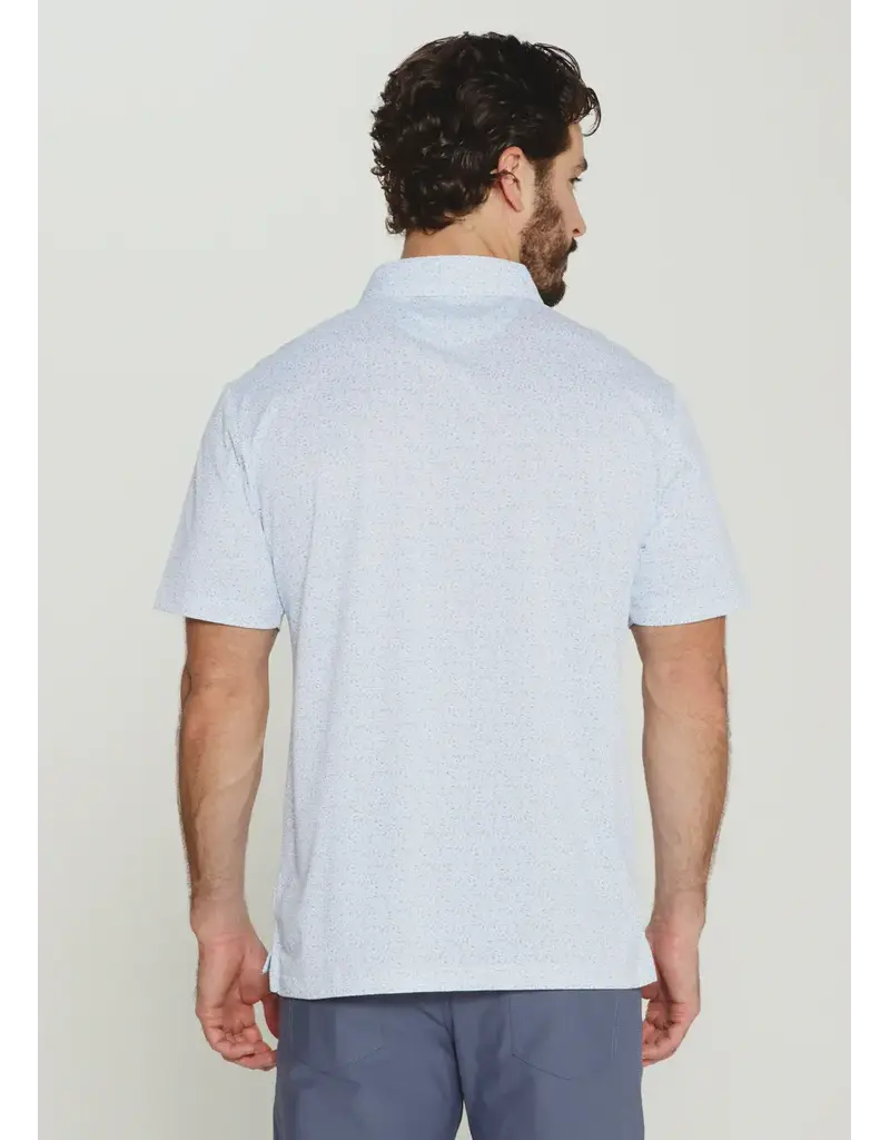 7 Diamonds 7Diamonds Driftline Short Sleeve Polo Light Blue