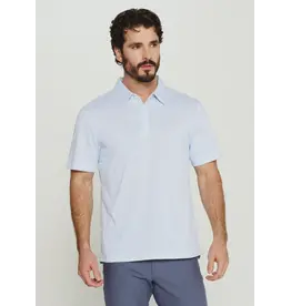 7 Diamonds 7Diamonds Driftline Short Sleeve Polo Light Blue