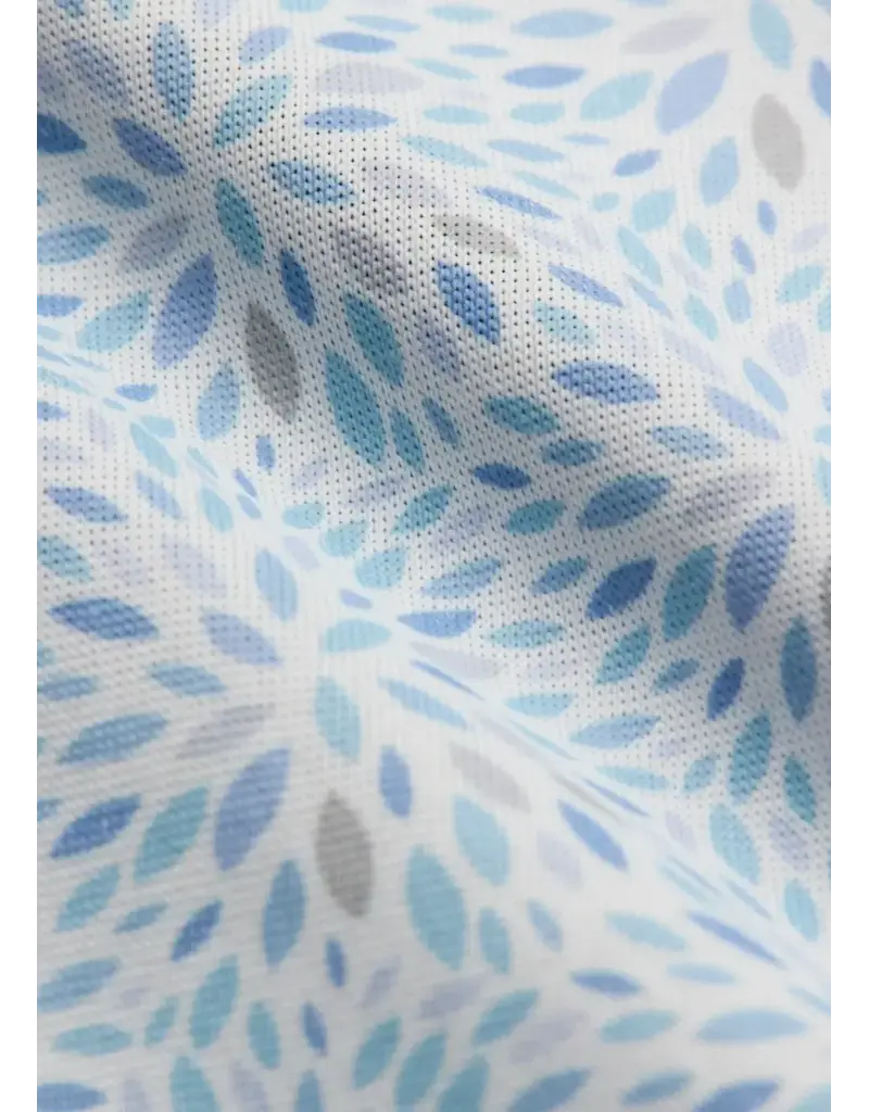 7 Diamonds 7Diamonds Driftline Short Sleeve Polo Light Blue