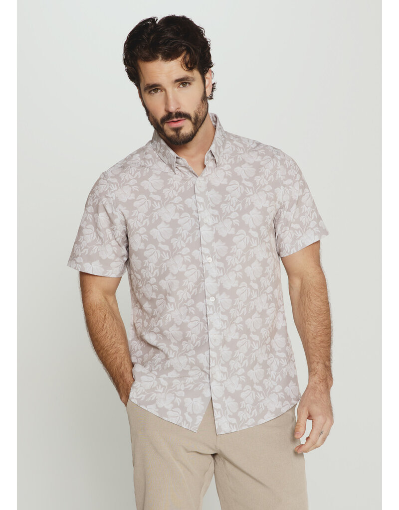 7 Diamonds 7Diamonds Lucien Short Sleeve Shirt Taupe