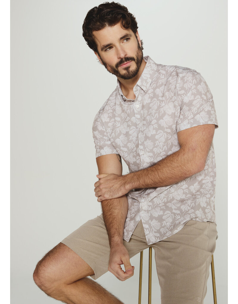 7 Diamonds 7Diamonds Lucien Short Sleeve Shirt Taupe