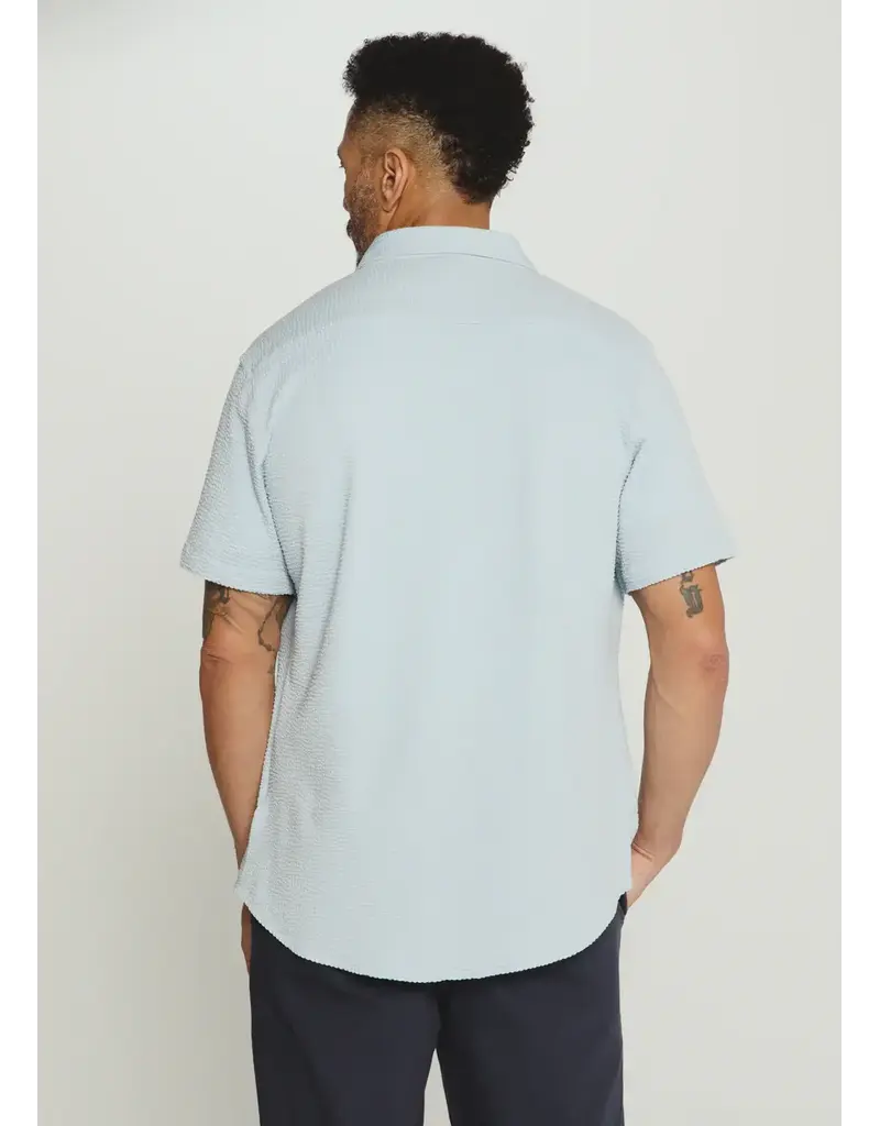 7 Diamonds 7Diamonds Bennet 4-Way Stretch Shirt Island Blue