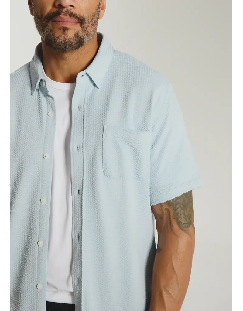 7 Diamonds 7Diamonds Bennet 4-Way Stretch Shirt Island Blue