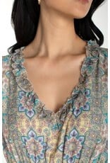 Liverpool Los Angeles Liverpool Sleeveless Smocked Waist Woven Maxi Dress