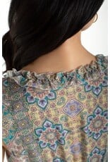 Liverpool Los Angeles Liverpool Sleeveless Smocked Waist Woven Maxi Dress