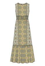 Liverpool Los Angeles Liverpool Sleeveless Smocked Waist Woven Maxi Dress