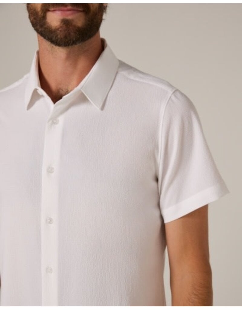 7 Diamonds 7Diamonds Barnes Short Sleeve Shirt White