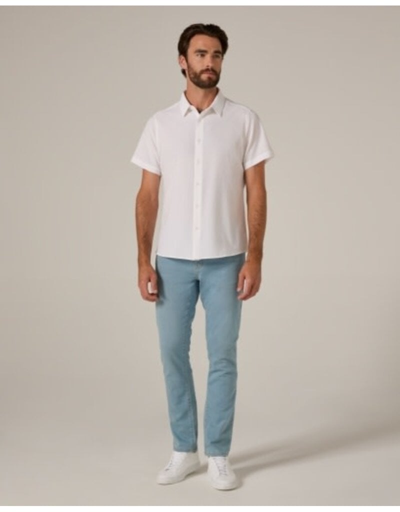 7 Diamonds 7Diamonds Barnes Short Sleeve Shirt White