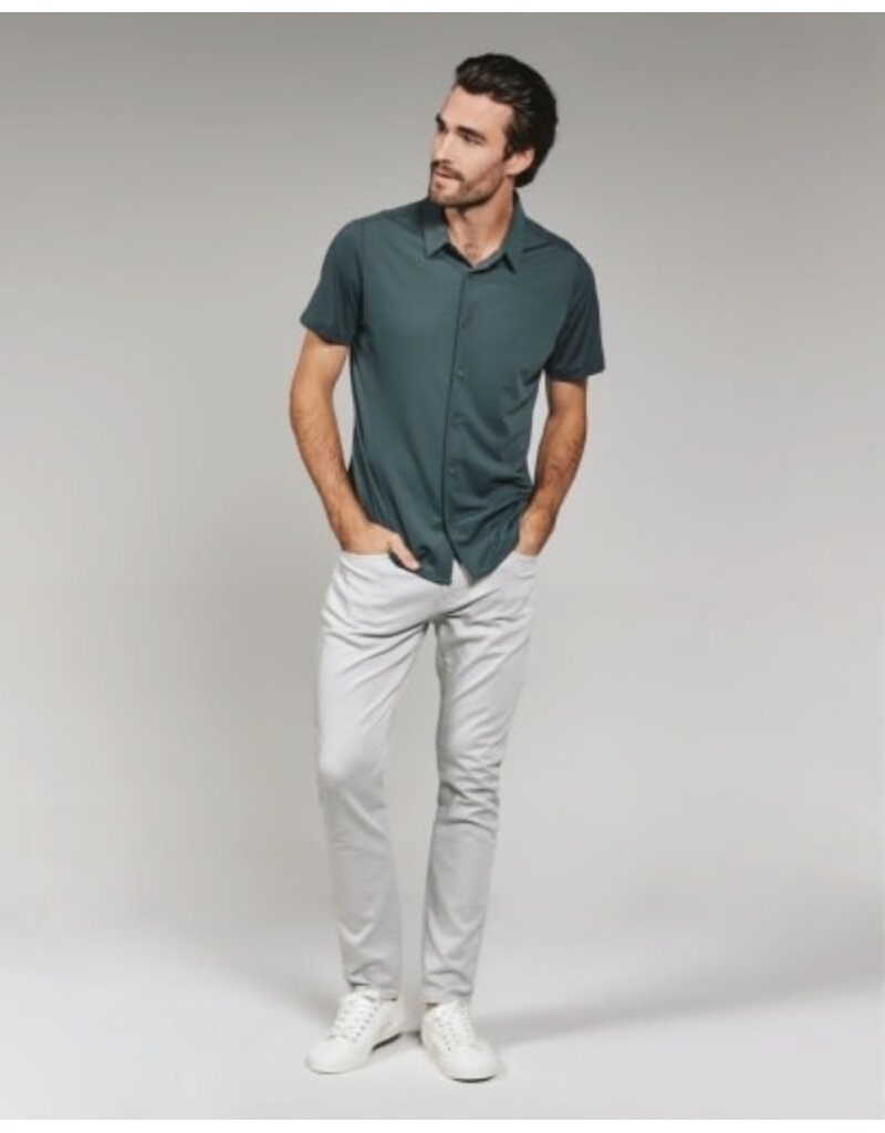 7 Diamonds 7 Diamonds Aldridge Short Sleeve Shirt Petrol Navy